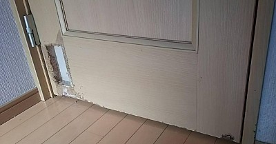 ドアに発生したあらゆる破損、修復対応いたします。