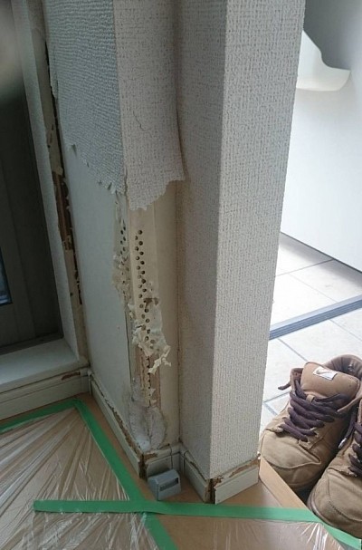 ペットに柱をかじられ、壁をガリガリ噛まれ、壁紙を破られて…お部屋がボロボロになって困っている方へ  『住まいのリペア』が解決します。
